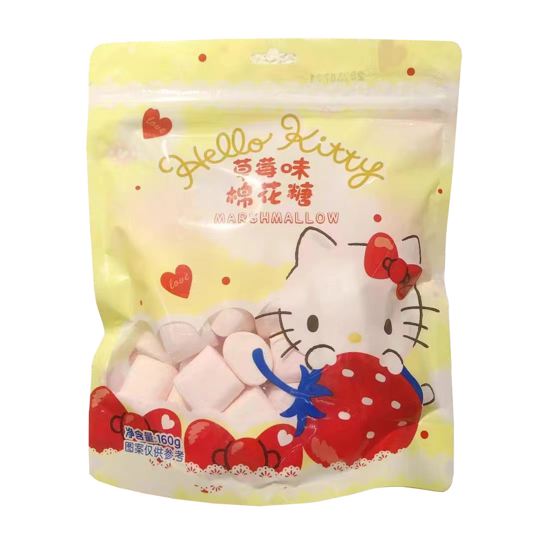 Wholesale snacks candy hello kitty marshmallow soft candy