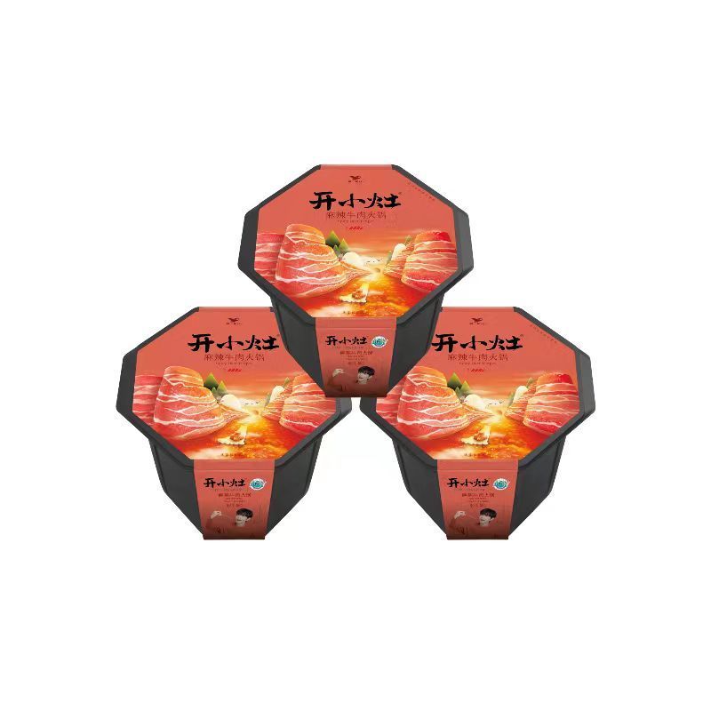 Wholesale 405g Open A Small Stove Spicy Beef Self Heating Hot Pot Self Heating Food Delicious Self Heating Noodles