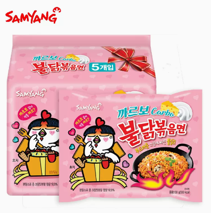 Hot Chicken Flavor Ramen  Bagged Instant Noodles Snack Korean Turkey Noodles Spicy Instant Noodles