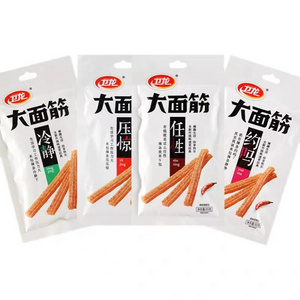 hot sale good quality healthy spicy snack weilong latiao Chinese chilli snack vegan fast food