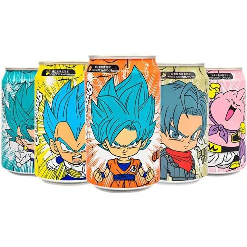 Japan Carbonated Drinks dragon ball Sparkling Water  All Flavor Drinking Water Beverage Exotic  beverages Drinks