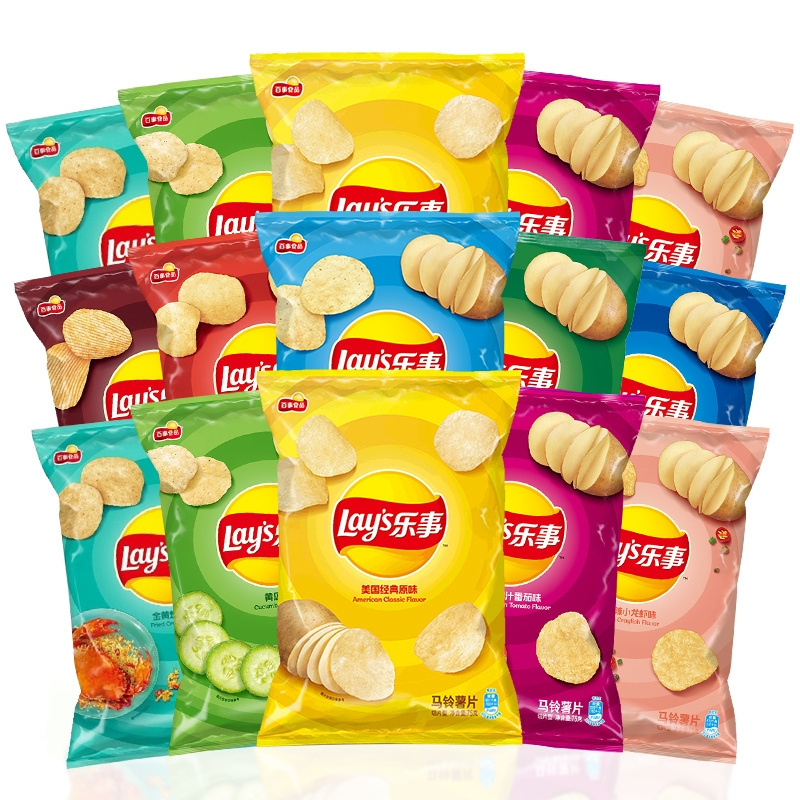 Wholesale BBQ Potato Chips Lays Potato Chips Bag Potato Chips Snack Packing Bag