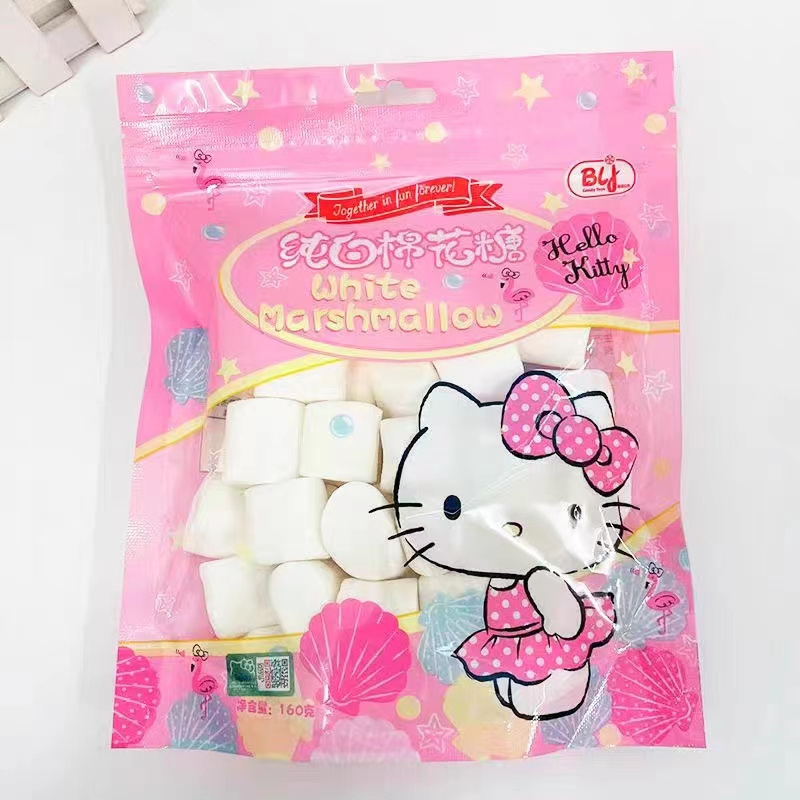 Wholesale snacks candy hello kitty marshmallow soft candy