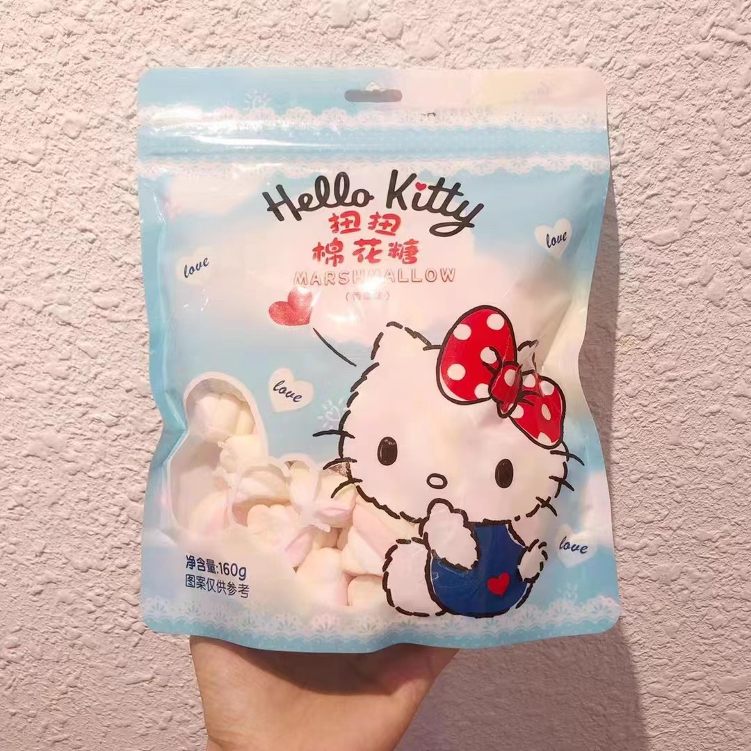 Wholesale snacks candy hello kitty marshmallow soft candy