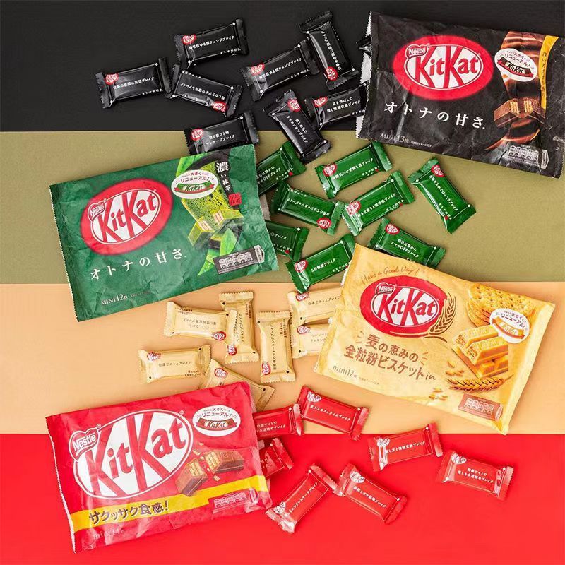 Japanese Chocolate Sweets nestles Exotic Snacks Kit Kat Kitkat Sandwich Chocolate Candy