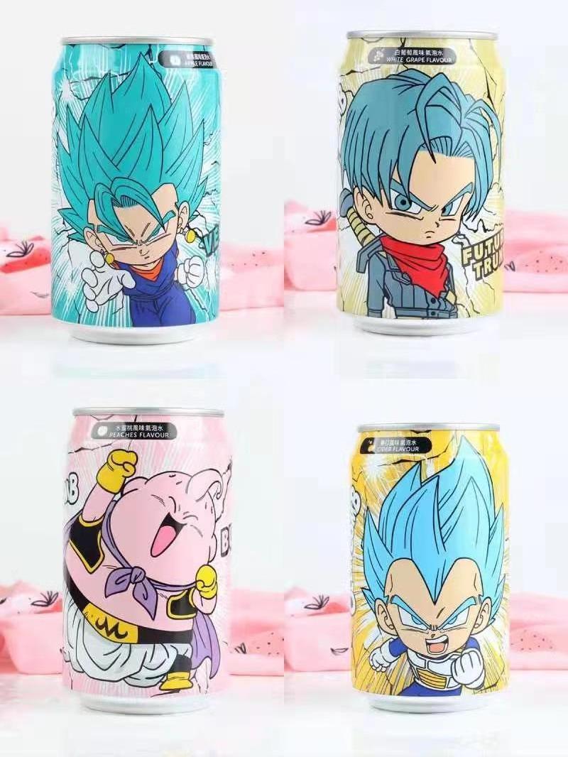 Japan Carbonated Drinks dragon ball Sparkling Water  All Flavor Drinking Water Beverage Exotic  beverages Drinks