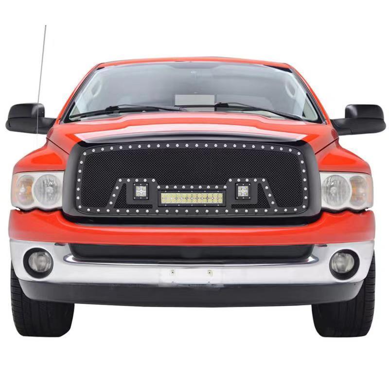 maiker offroad Black Grills with LED for Dodge Ram 1500/2500/3500 Front Grille Auto Accessories