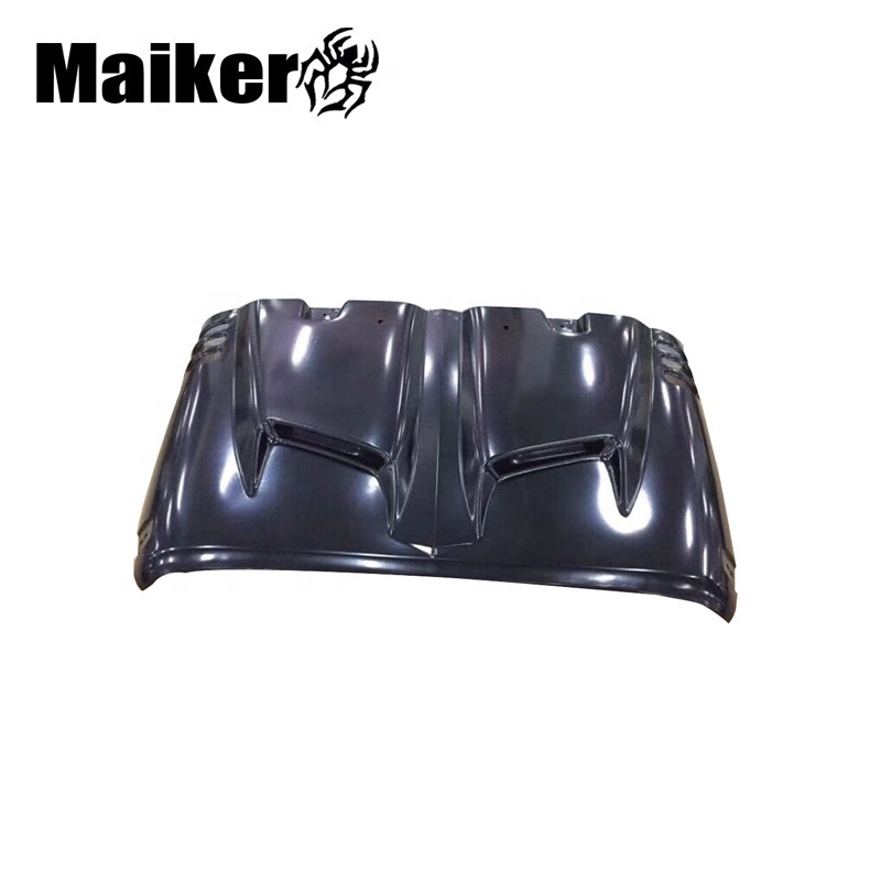 maiker offroad auto body systems  for Jeep wrangler JK 07+ car bonnet scoop engine cover Steel Hood guard