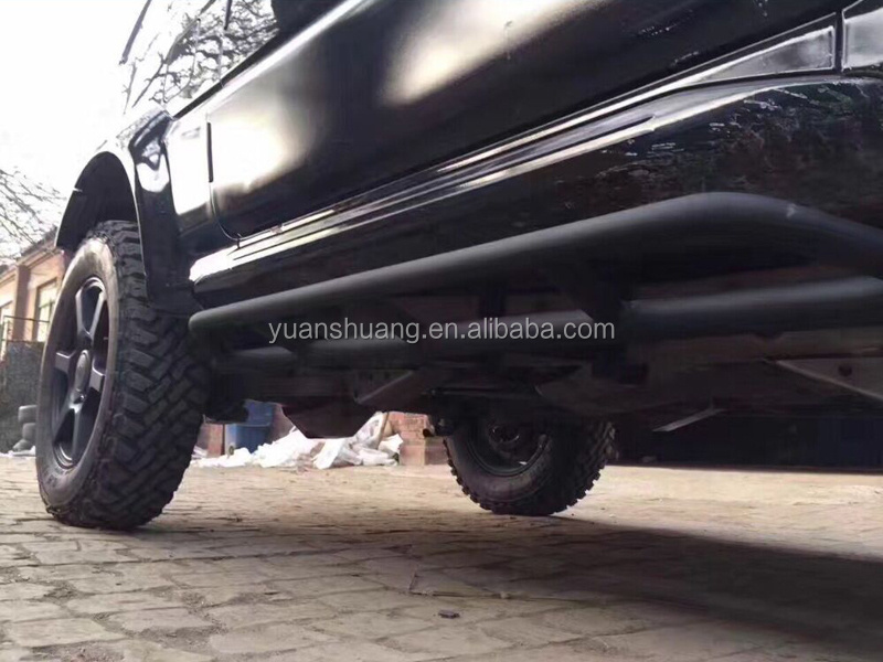 Steel car running board 4x4 rock slider for Suzuki jimny off road spare parts from maiker