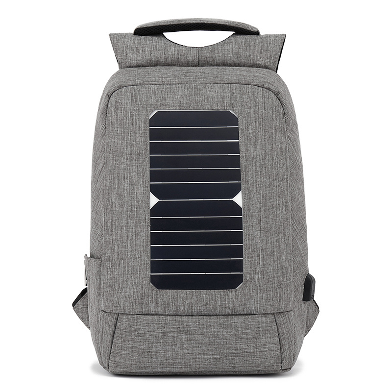 New design waterproof solar back packs Laptop bag with usb charger business solar power backpack for wholesale