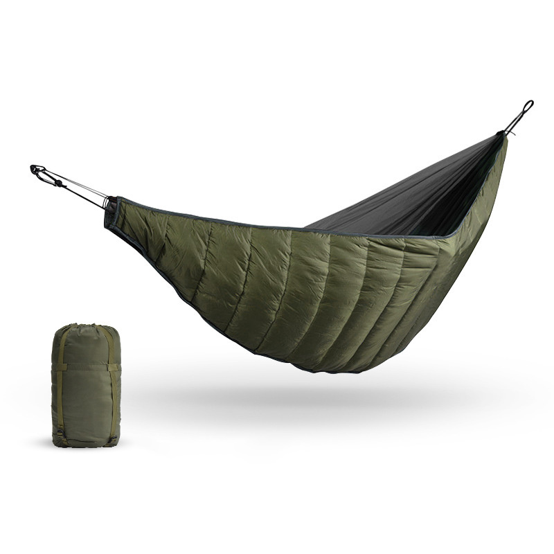 S052 Outdoor camping hiking Windproof winter insulated hammock sleeping bag