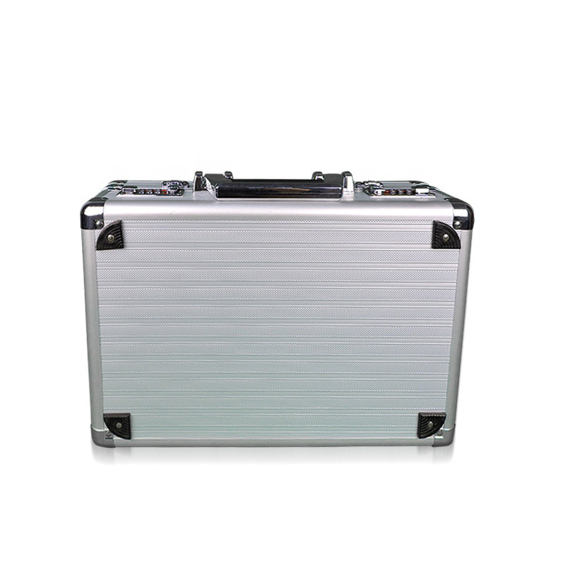 AM11 Custom professional portable silver aluminum briefcase with combination lock