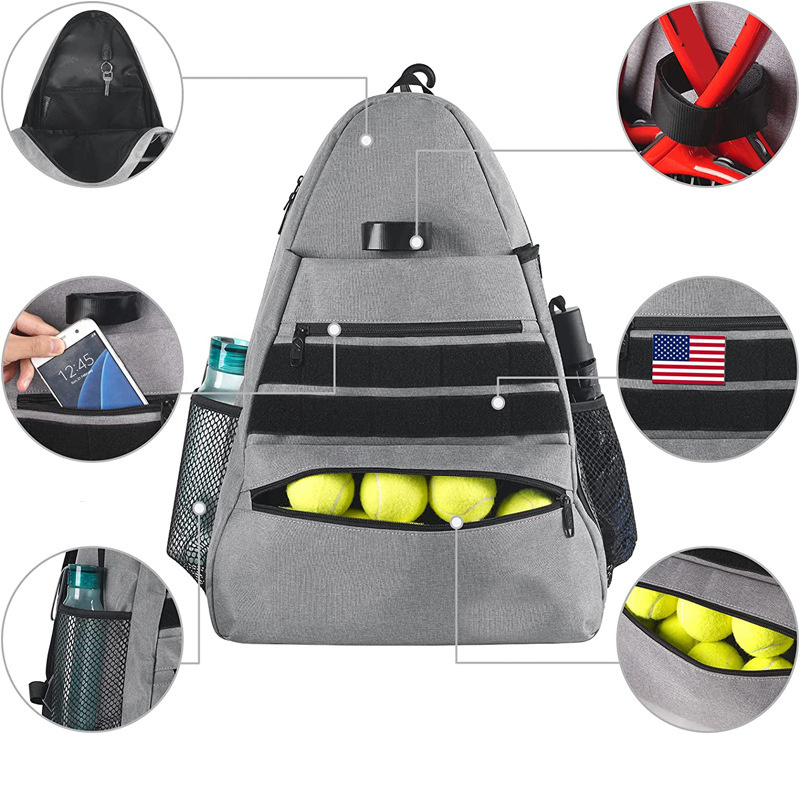 PK003 Waterproof custom badminton pickleball bags tennis racket backpack