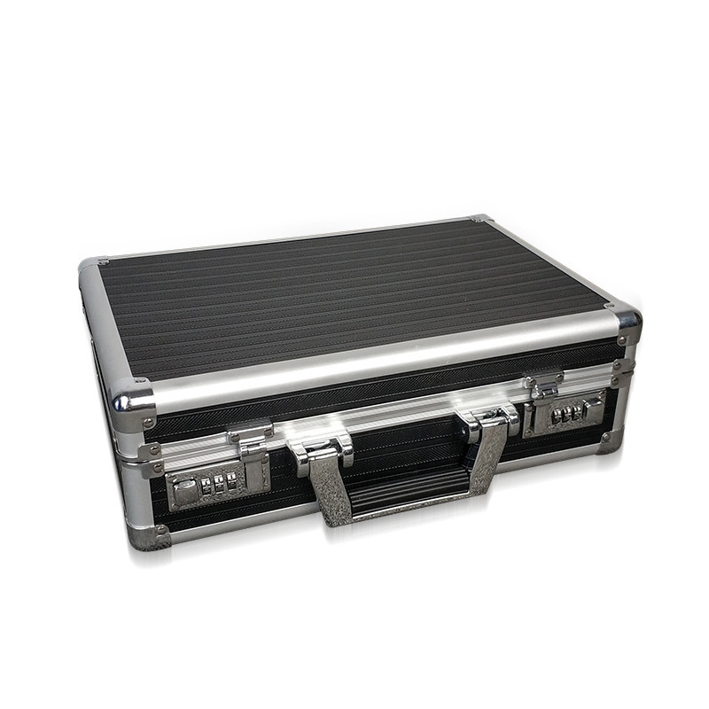 AM11 Custom professional portable silver aluminum briefcase with combination lock