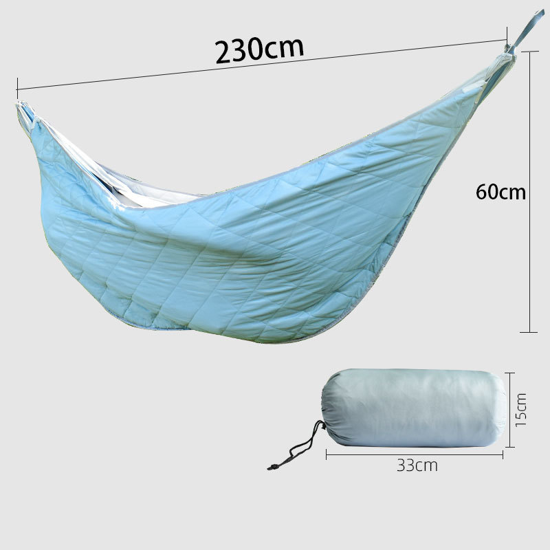 S042 Outdoor winter camping windproof thickened ultralight warm sleep hammock