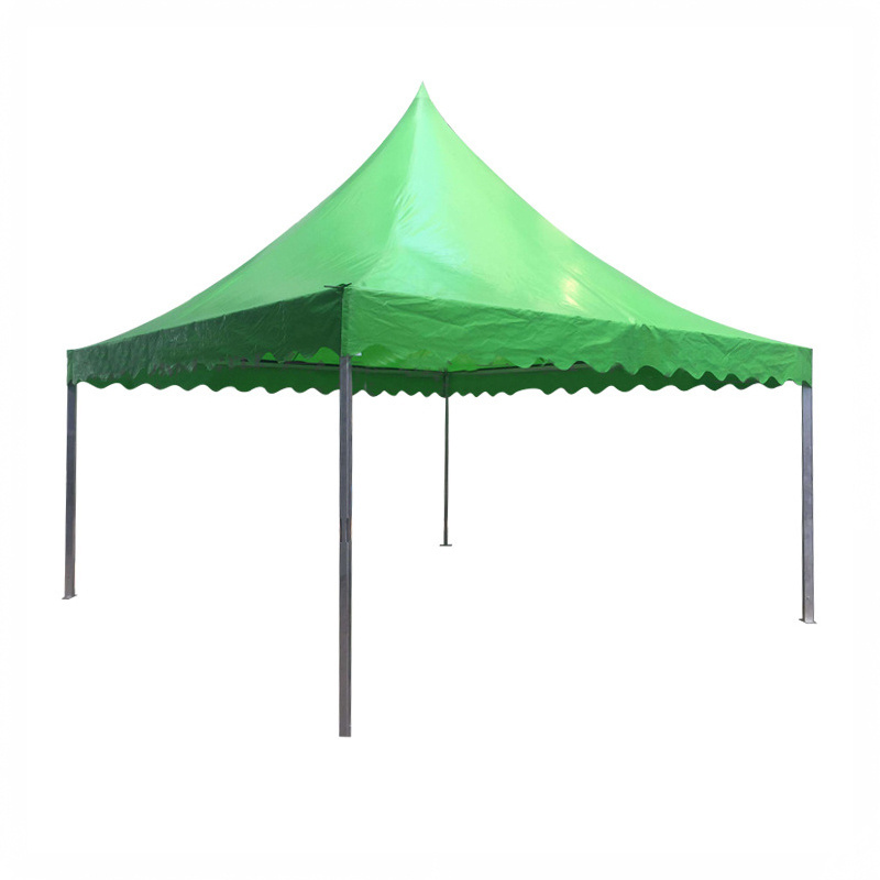 T081 High peak aluminum tent 3X3 4X4 5X5 6X6 wedding party pagoda tents for events