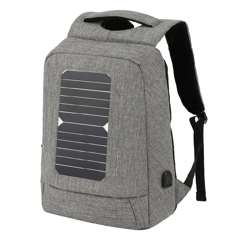 New design waterproof solar back packs Laptop bag with usb charger business solar power backpack for wholesale