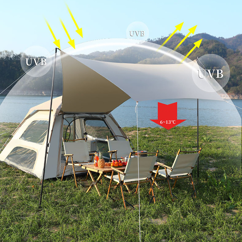 T022 Fully automatic custom canopy tents camping outdoor