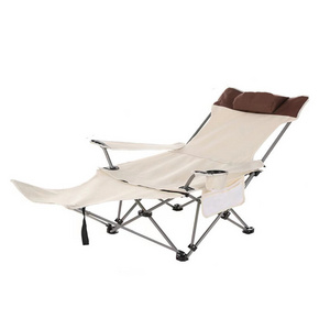 F020 Customized outdoor leisure travel camping folding beach chaise lounge chair