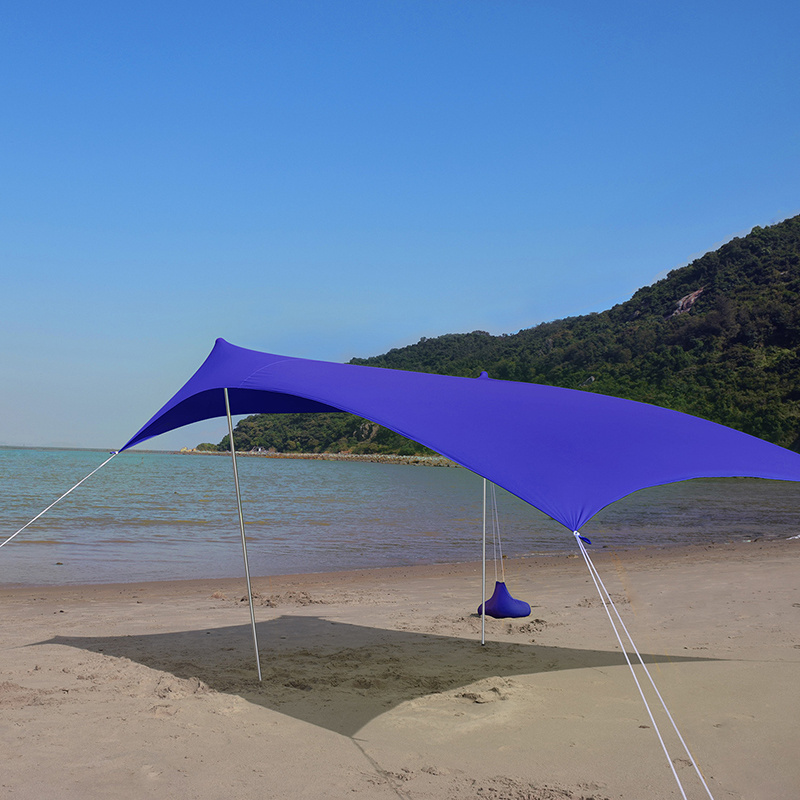 T045 Upf50 uv protection camping tarp beach shade canopy sun shelter