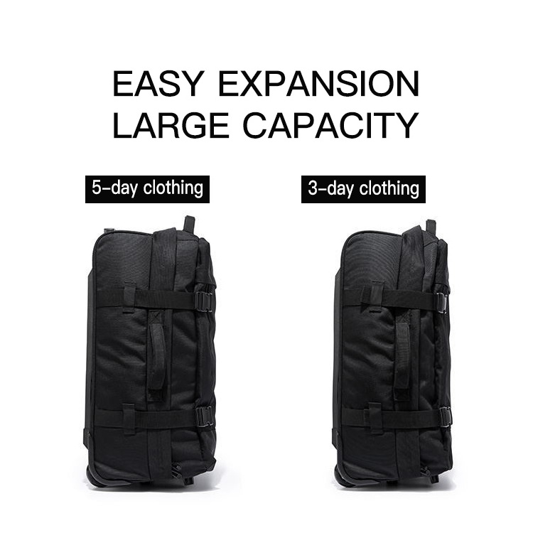 Luxury Light Weight Nylon Suitcase Waterproof 4 Wheels Travelling Trolley Luggage Travel Bags For Men Female