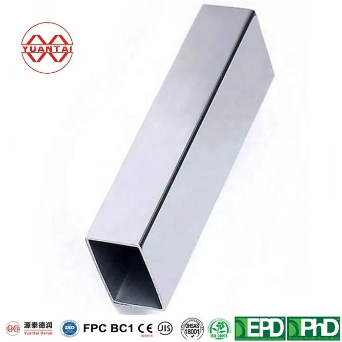 shock tube galvanized pipe 2 1/2 inch galvanized square hollow steel pipe tube 80x40 rectangular hollow section weight