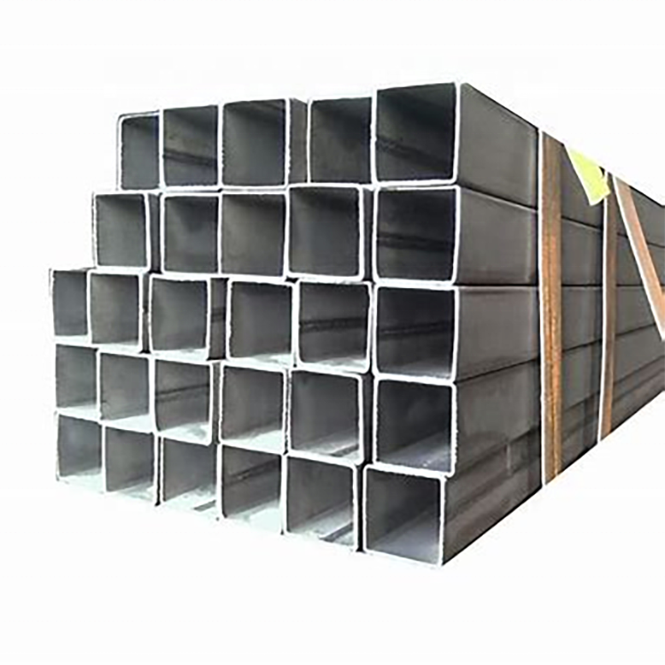 China Factory Custom Various Specifications hollow tubular Q215 Q235 Q345 Black Iron Carbon Steel Rectangle Pipe Square Tube