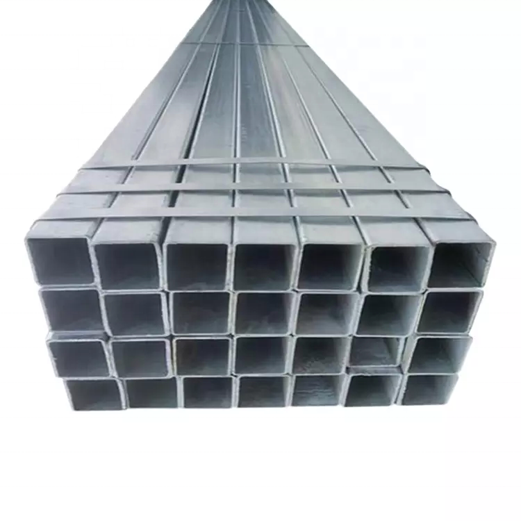 wholesale galvanized tube structure hollow section Steel Profiles gi Welded Tube Galvanized Square Rectangular Pipe