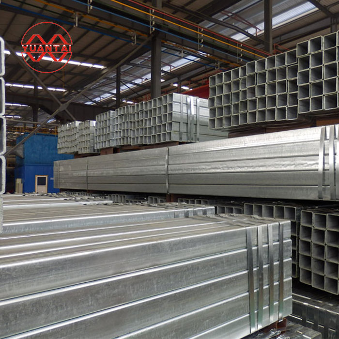 SHS Pipe and Tube RHS Steel Zinc Hot Dip Galvanized Square Rectangular Hollow Section ERW Square Galvanized Steel Pipe Price