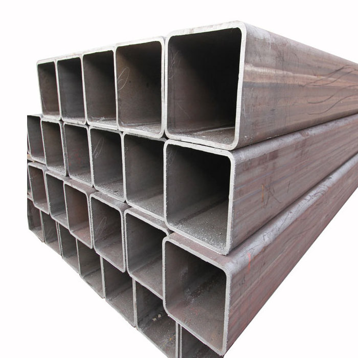 warehouse prefabricated steel carbon pipe welded square hollow section pipes metal Rectangular black tube