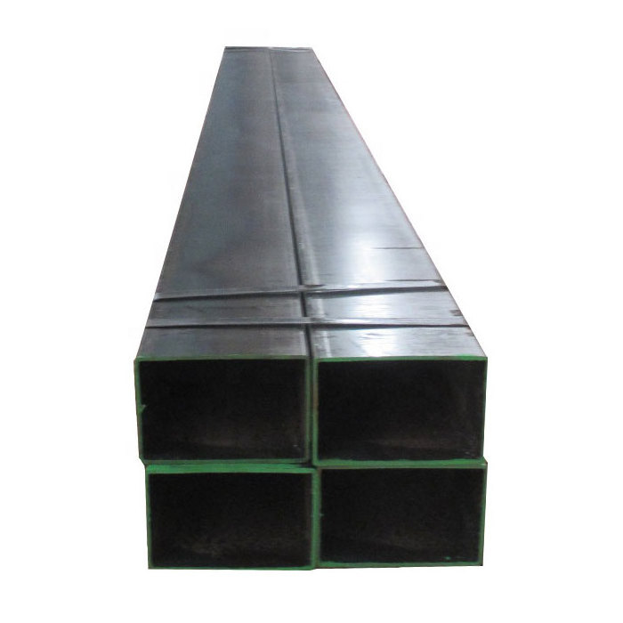 q235b black iron rectangular tube Factory Supply Welded Square Pipe Square Tube Box Bar Iron Pipe Price