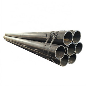 Factory price ASTM A53 A36 schedule 40 erw black steel pipe tube carbon fiber round hollow pipe