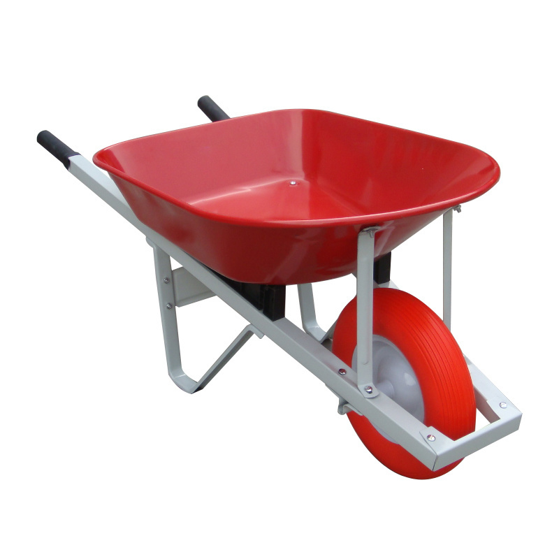 South America Market Construction Model 60l Wheelbarrow Wheel Barrow Carretilla