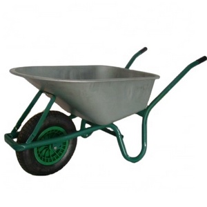 160kg zinc tray concrete construction metal Wheelbarrow WB6414T