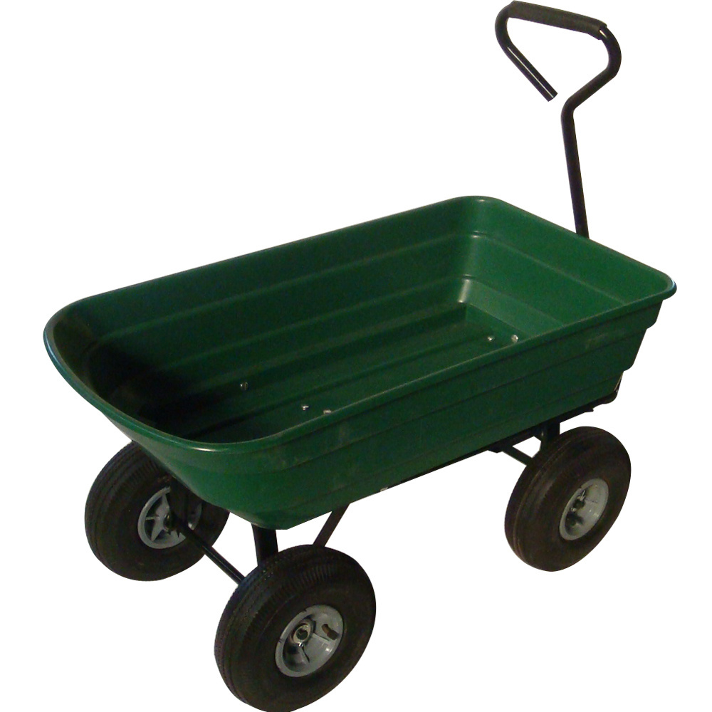 Cheap price Heavy duty utility plastic garden trailer tool cart