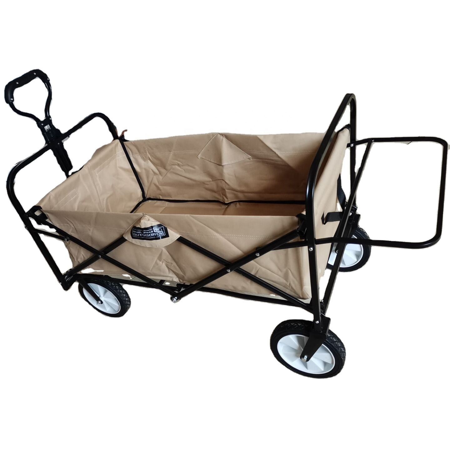 Outdoor foldable  garden 4 wheels fishing trolley cart camping Collapsible beach kids wagon