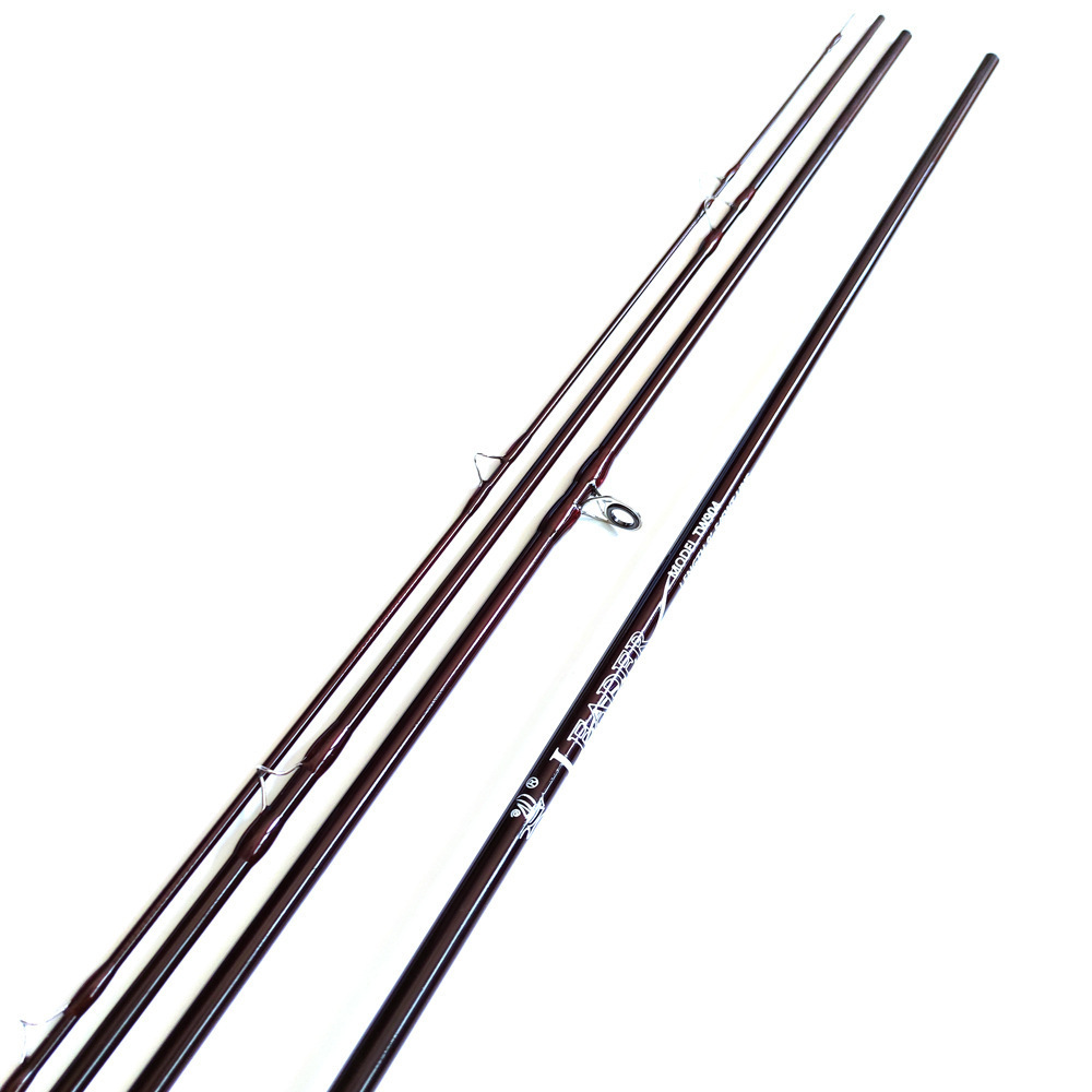 Export four-section handing fly fishing fly rod swing rod stream  feather bait fishing rod 2.7m