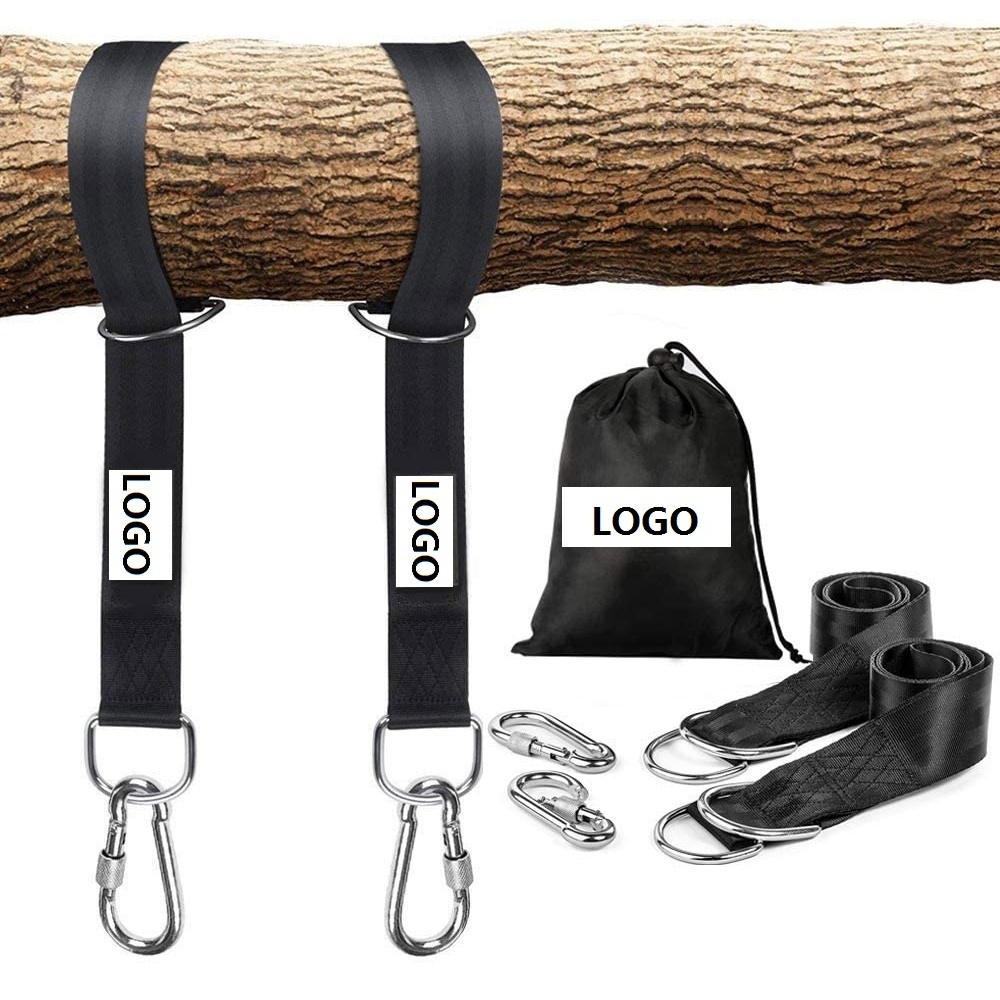 Adjustable tree swing hanging kit strong polyester swing strap outdoor hammock tree straps