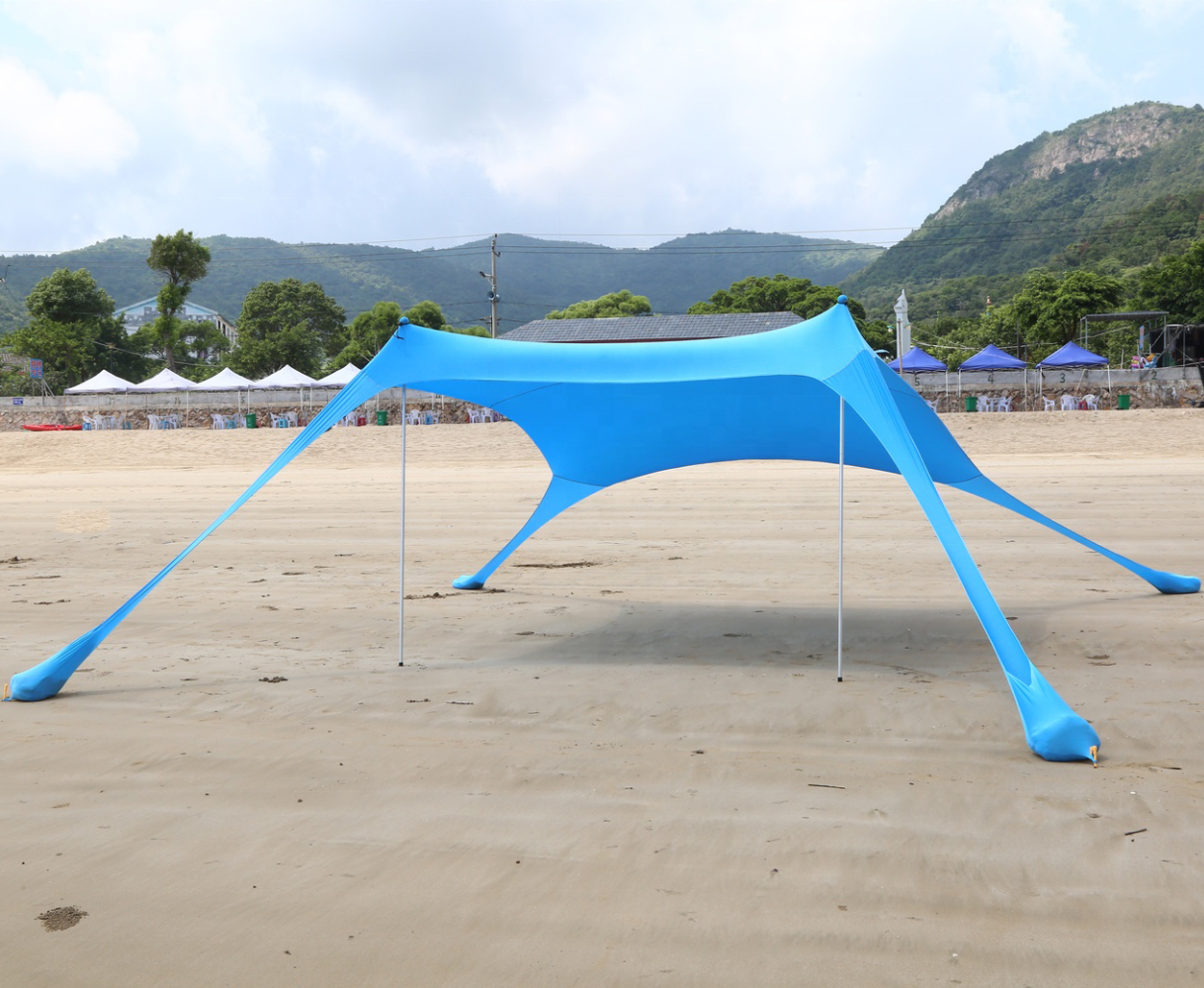 Large Anti Uv Portable Sun Shade With Logo Umbrella Beach Shade Tent Sun Shelter Beach Tents