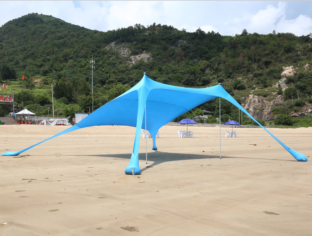 Large Anti Uv Portable Sun Shade With Logo Umbrella Beach Shade Tent Sun Shelter Beach Tents