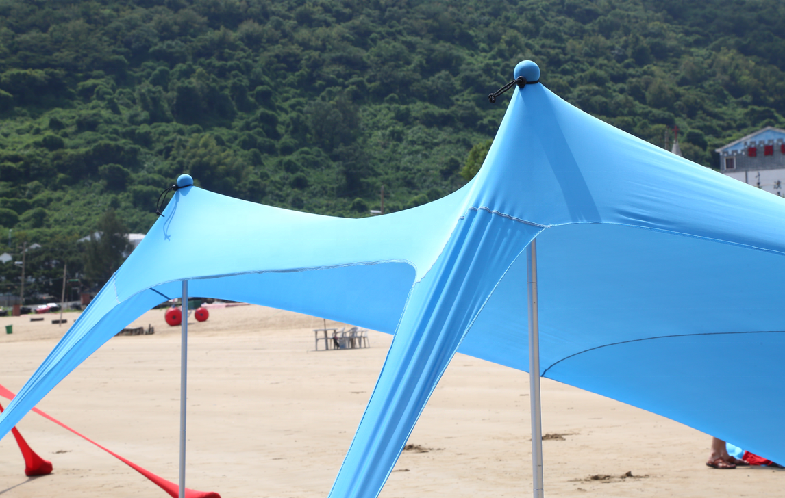 Large Anti Uv Portable Sun Shade With Logo Umbrella Beach Shade Tent Sun Shelter Beach Tents