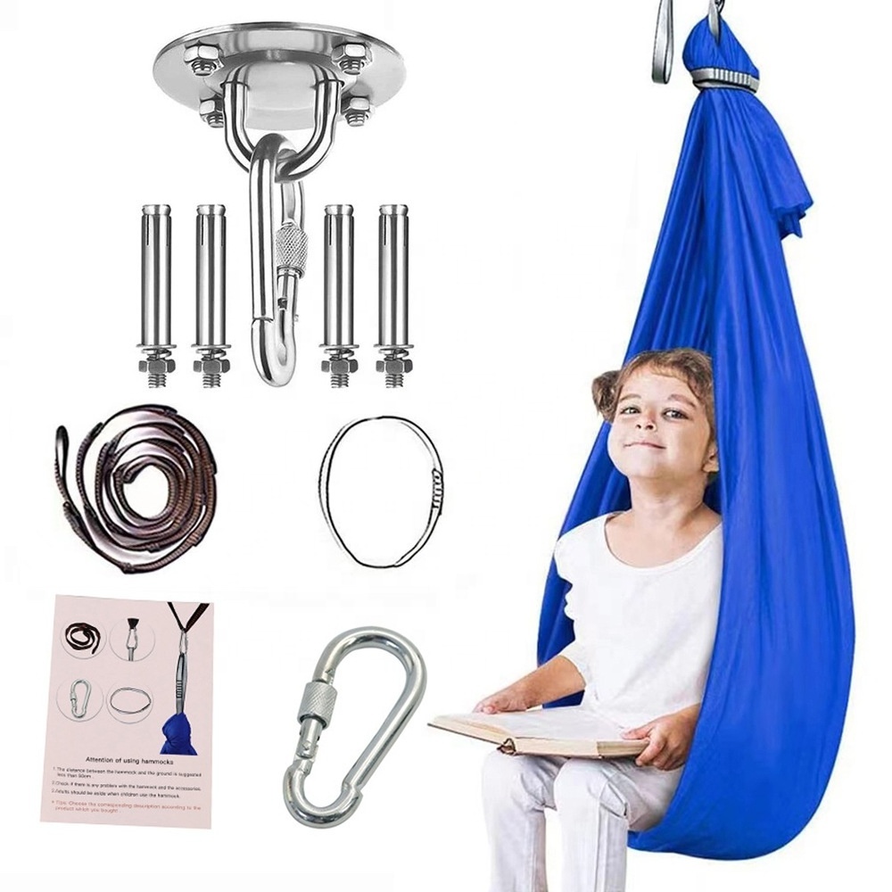 Sensory Swing Indoor Outdoor Kids Swing Adjustable Hammock for Children with Autism Therapy Swing Chair