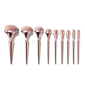 2023 makeup brushes set gold bling custom logo professional high quality makeup brush set