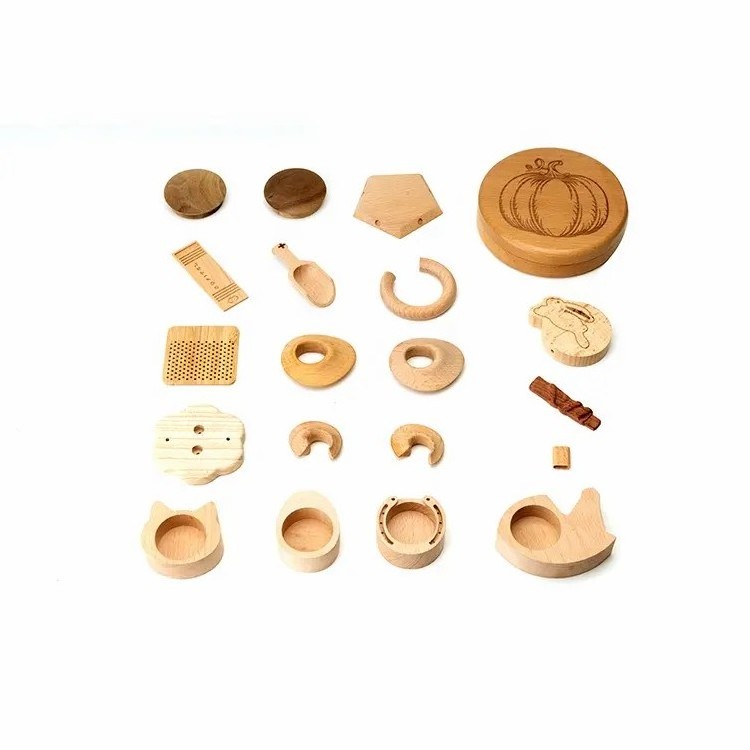 New 5-Axis CNC Machining Wood Service Turning Lathe Router Milling CNC Customized Wooden Parts Prototype Model Wood CNC Service