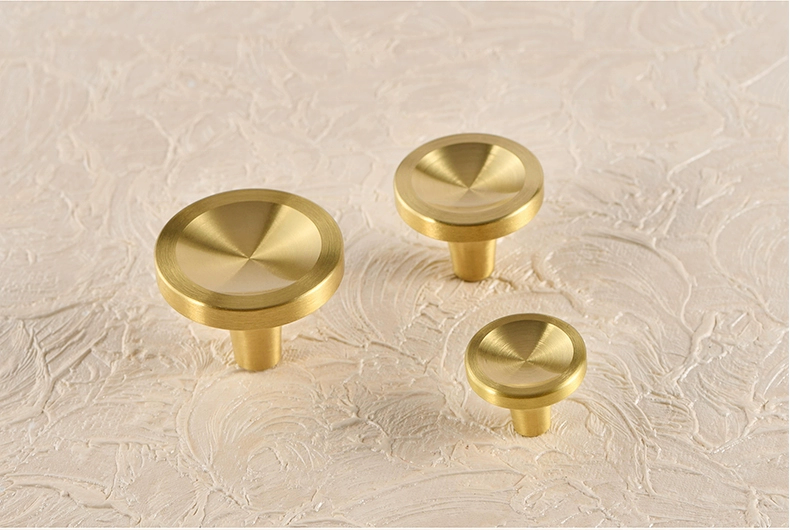 Hot sale furniture cupboard dresser closet drawer pulls brass handles kitchen door knobs for cabinets