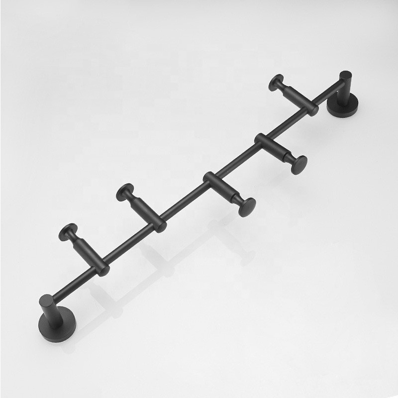 Hot sale green black gold solid brass rack coat hooks & wall organisation