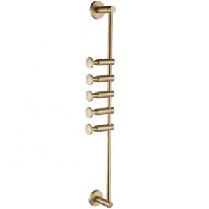 Hot sale green black gold solid brass rack coat hooks & wall organisation