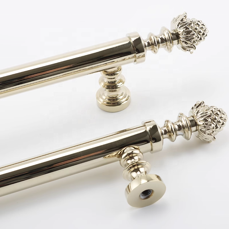 Hot sale silver gold long wardrobe handle brass cabinet door handles