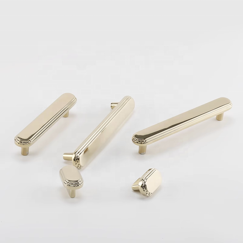 Hot sale modern brass kitchen cabinet handles furniture handle drawer knobs