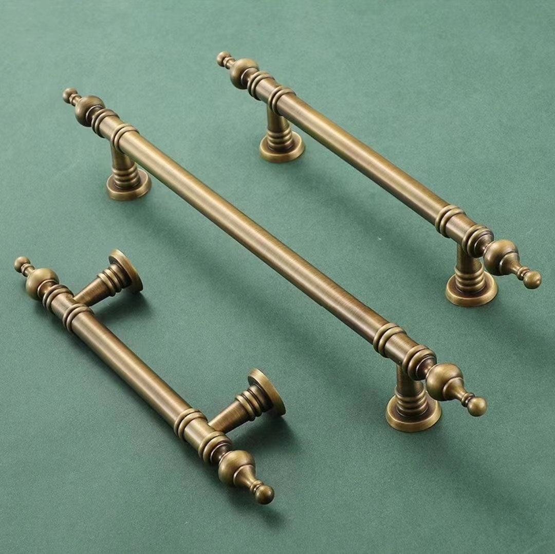 Hot sale antique brass cabinet furniture handles knobs drawer pulls